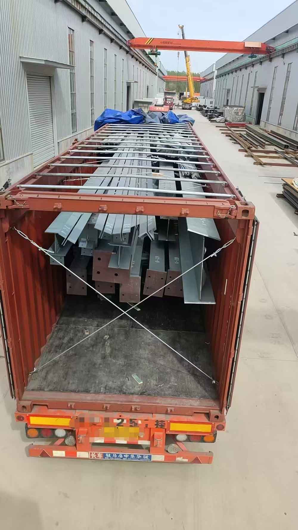 اسٹیل ڈھانچے کے ممبروں کو تھائی لینڈ بھیجنا